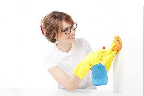 Hot water extraction carpet cleaning process in a Kingston property