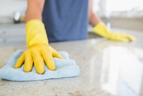 Deep cleaning of carpets in a Kingston commercial building corridor